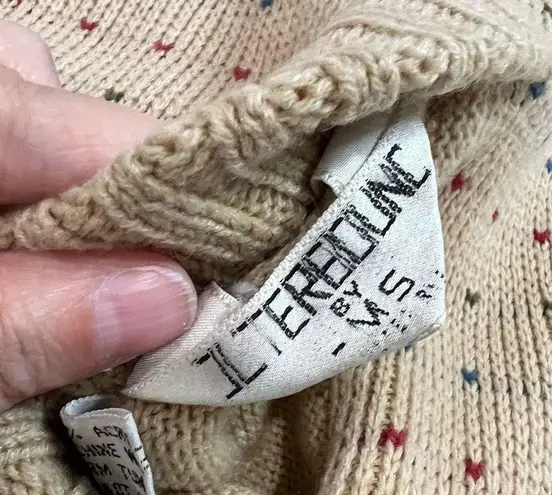 Vintage Thick Full Zip Collared Zip Up Sweater Jacket Size M