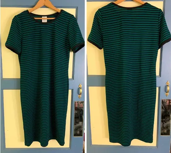 INC Sz 8 Stripe body con fitted maxi tunic Jerell .