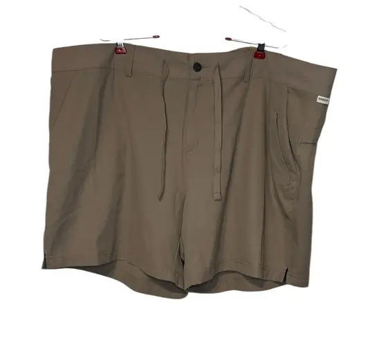 Magellan Women Shorts Falcon Gear Lake Shorty Drawstring Outdoor Tan Plus 2X NWT Brown Size XXL