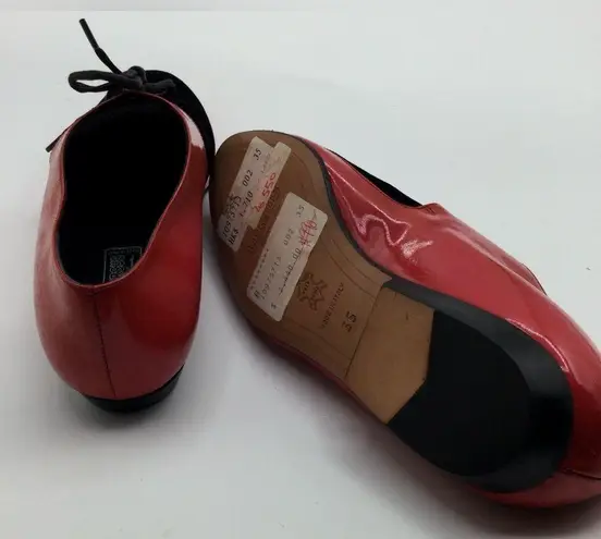 A Very Rare Vintage Versus By Versace Red/black Lace Up US5 EU35 Women’s Shoes Red Size 5