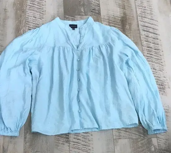 Who What Wear  baby Blue blouse