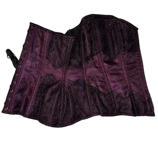 Daisy Corsets Women's Purple Brocade Overbust Corset Size 5X
