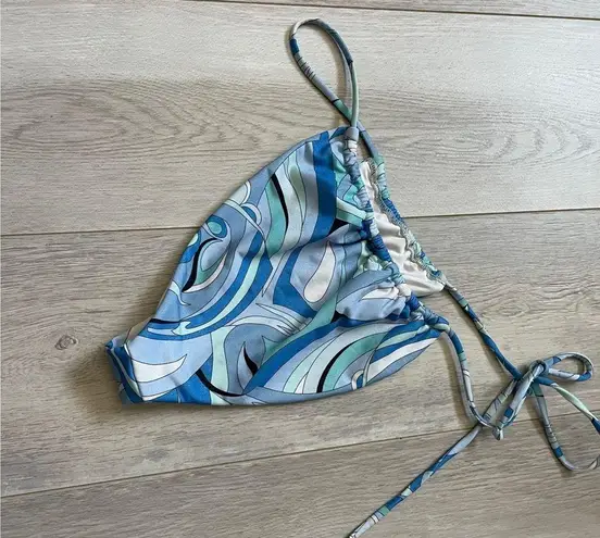 Monica Hansen Beachwear Bikini Bottoms groovy brazilian thong womens Blue xsmall Size XS