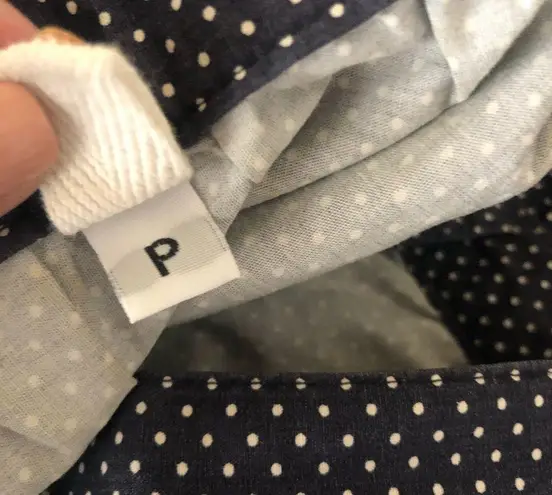 MINT Polka dot striped ruffled skirt Size XS