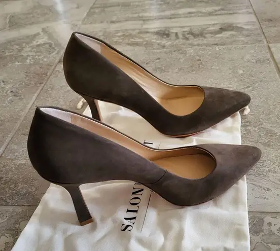 Salone Monet Anita Pump Women’s Leather Dressy Pumps, Size 11 New in Box $395 Brown
