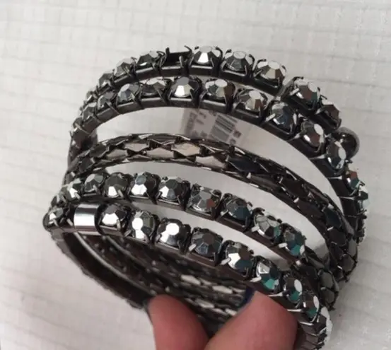 Style & Co NEW  Silver Hem Round / Coil‎ Bracelet. Women's Fashion Accessories