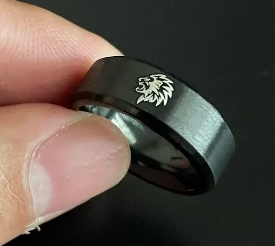 Lion King Black Stainless Steel ring