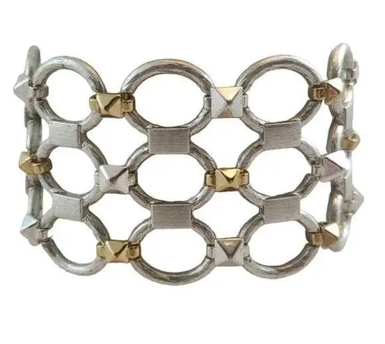 Stella & Dot Jewelry Marnie Link Bracelet Gold/Silver | Size: Fits Sm- Lg Wrists