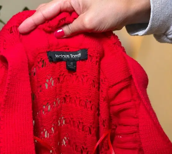 Jealous Tomato || Elegant Red Knit Dress