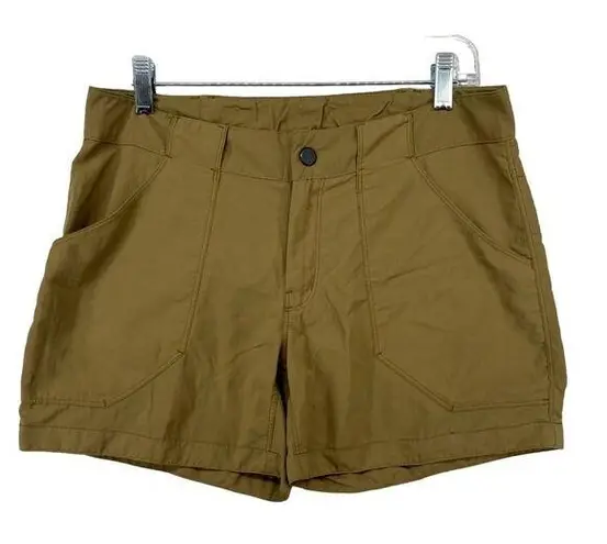 Mountain Hardwear  Womens Shorts Sz 8 Khaki Outdoorsy GorpCore Athleisure Classic