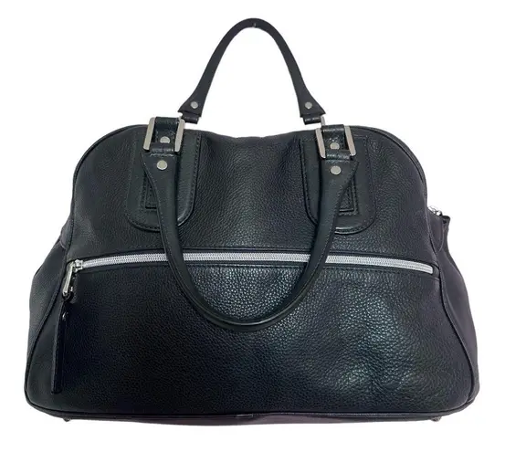 Longchamp  Cosmos‎ Grained Leather Zipper Top large Bowler bag