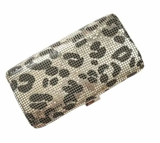 Rare: new Felix Rey ☻ Jungle Mesh Minaudière Box Clutch Handbag Bag ☻ Leopard