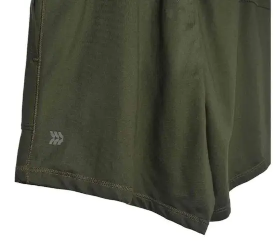 All In Motion  Womens Olive Green Elastic Waistband Side Pockets Casual Shorts XS