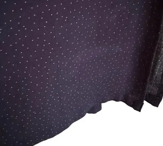 Cleobella High Waisted Wide Leg Palazzo Pants Navy Dot Size S