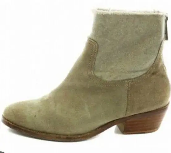 Zadig & Voltaire Suede and Canvas Teddy Boots, Sz 7