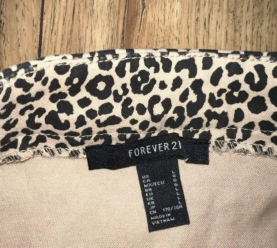 Forever 21 cheetah print skirt