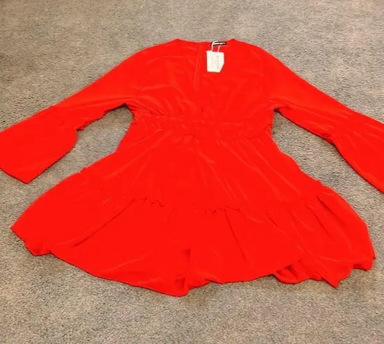 Bloomchic NWT Rich Shade of Red Bloom Chic Dress