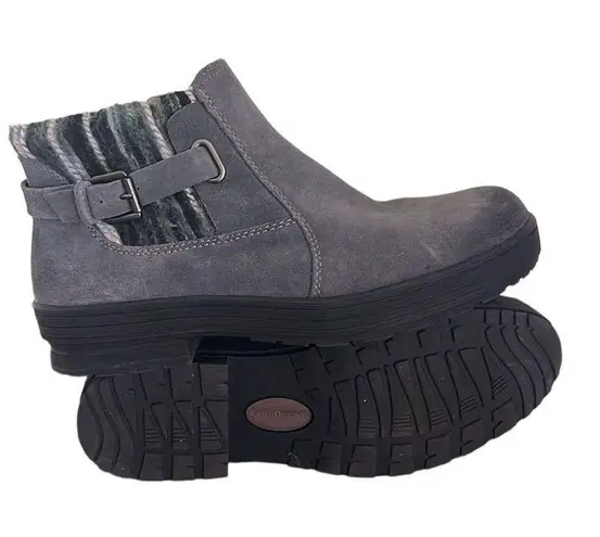 Earth Origins Water Repellent Suede Ankle Boots Tate Gray