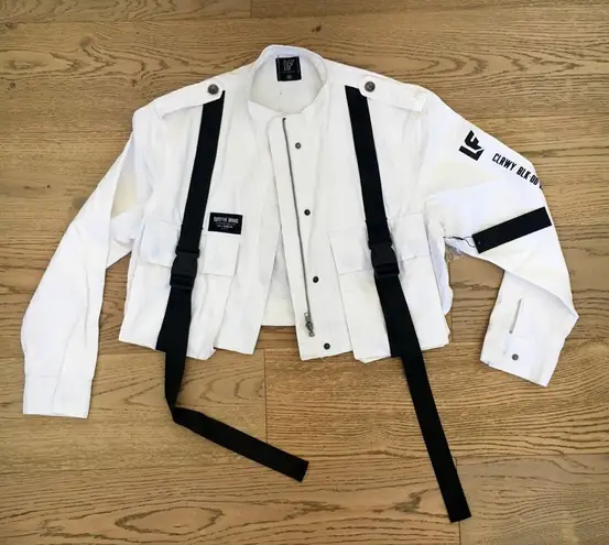 LF White Buckle Jacket