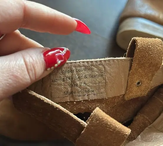 Rebels Trina Burnt Bronze Suede Leather Boots 7.5