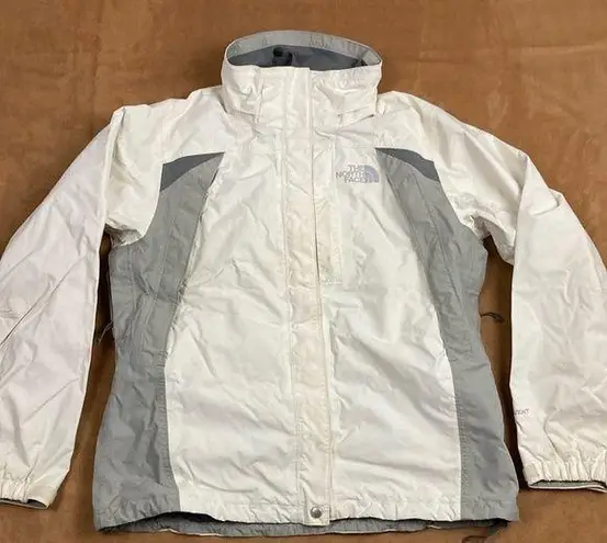 The North Face  Hyvent Nylon Shelled Jacket 3 in 1 white gray Women’s L