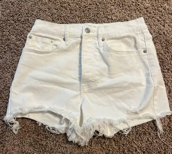 Jessica Simpson White Jean Shorts