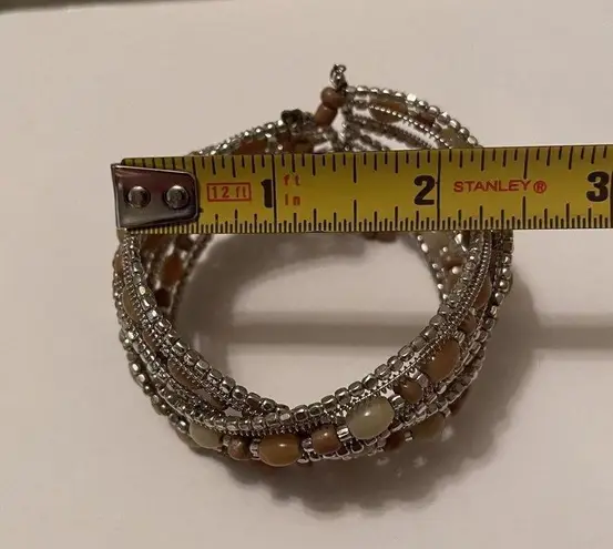 Women’s Chunky Stretchy Bracelet Cuff Beaded Multi Color