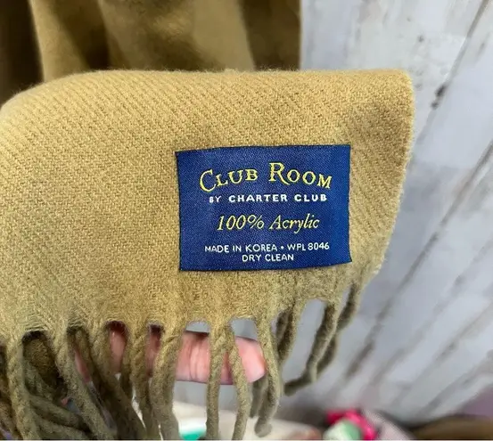 Charter Club Club Room by Soft Acrylic Soft Scarf Fringe