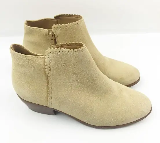 Jack Rogers  suede leather ankle boots