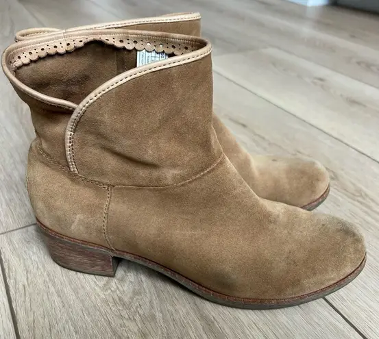 UGG Australia Darling Suede Ankle Boots Chestnut Size 11