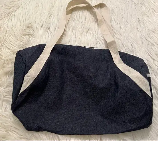 Private Party Gym & Juice Denim Duffle Bag