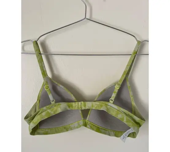 Lululemon  Deep Sea Swim Top Dappled Blossom Yellow Multi Green Size 8