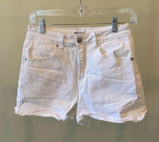 Abound White Denim Shorts