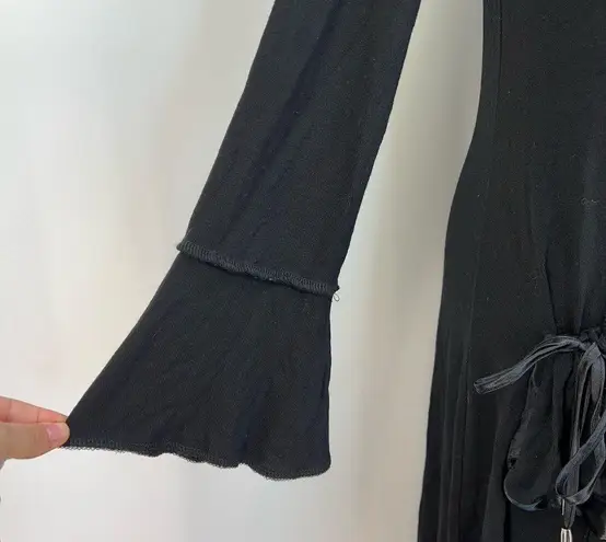 Joseph Ribkoff Vintage Satin Trim Hoodie Jacket Black