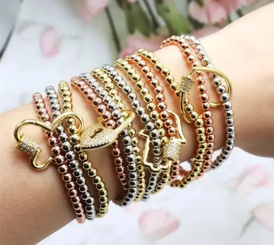 Butterfly Bracelet 1 Set Stainless Steel Gold