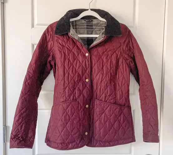 Barbour Montrose Quilted Jacket Bordeaux Utility