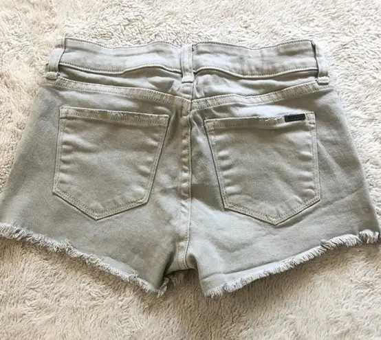 sts blue Ripped Denim Shorts Grey