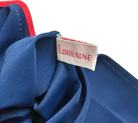 1970s Lorraine Blue Sleeveless Maxi Chemise House Dress Vintage Nightgown