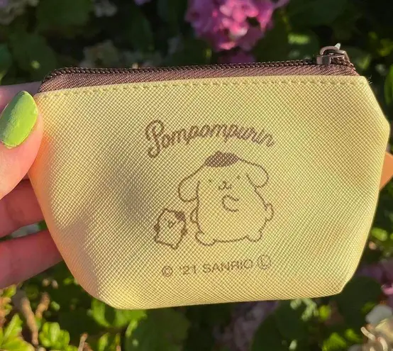 Sanrio Pompompurin Yellow Small Coin Purse Pouch
