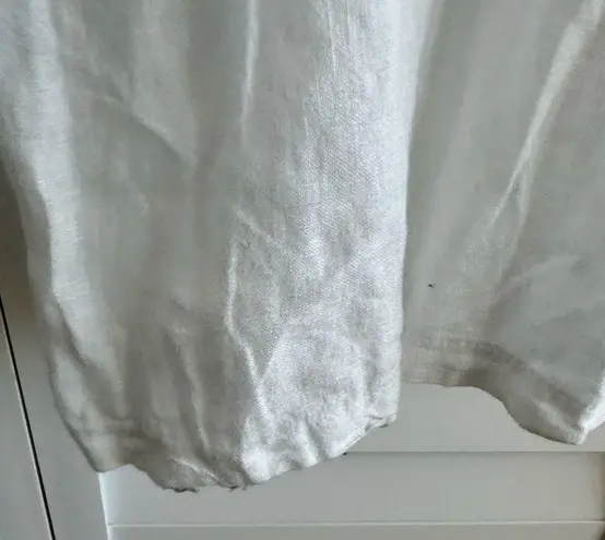 White Summer Linen Jumpsuit from Italy Size undefined