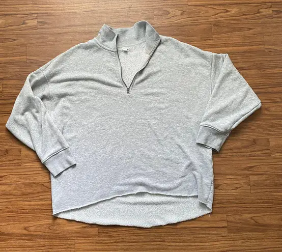 Aerie Sunday Soft Quarter Zip Sweatshirt