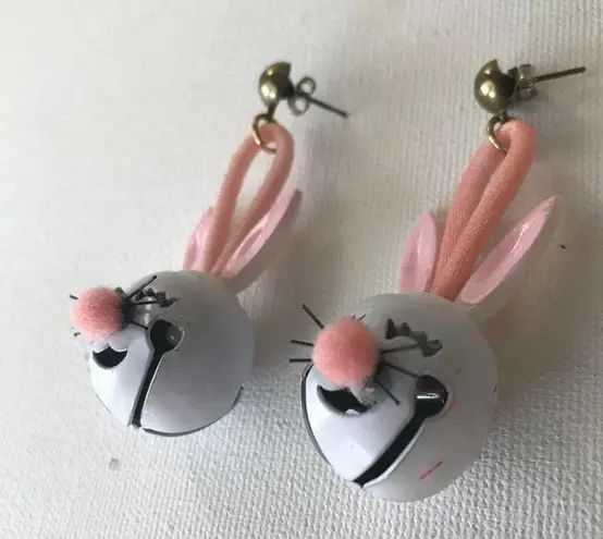 Bunny Rabbit Earrings Posts Vintage Easter