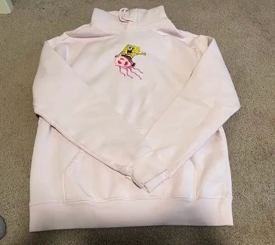 Light pink spongebob hoodie hotsell
