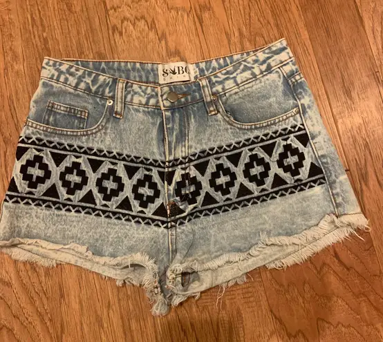 Sabo Skirt Denim Shorts