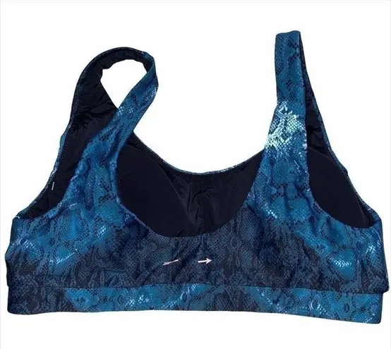 Anthropologie tie dye python sports bra Size Large