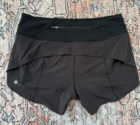 Lululemon  Speed Up Mid-Rise Short 4" in Black Like New Size 8