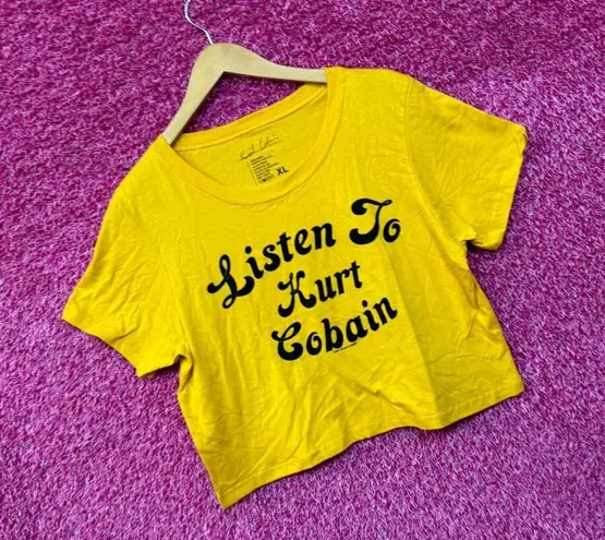 Kurt Cobain Nirvana crop top size XL