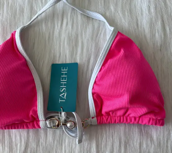 Amazon NWT  Pink Pearl Bikini Set