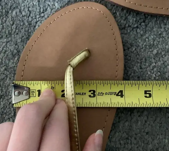 Limited Edition sandals blue & gold Brown Size 10