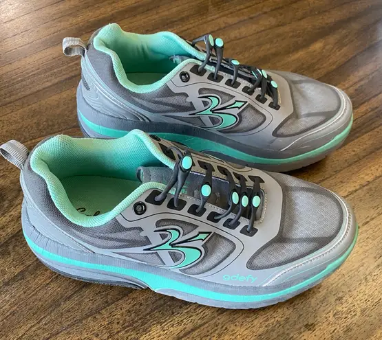 Gravity Defyer Shoes – Teal & Gray, Size 8.5, TB9022FGU